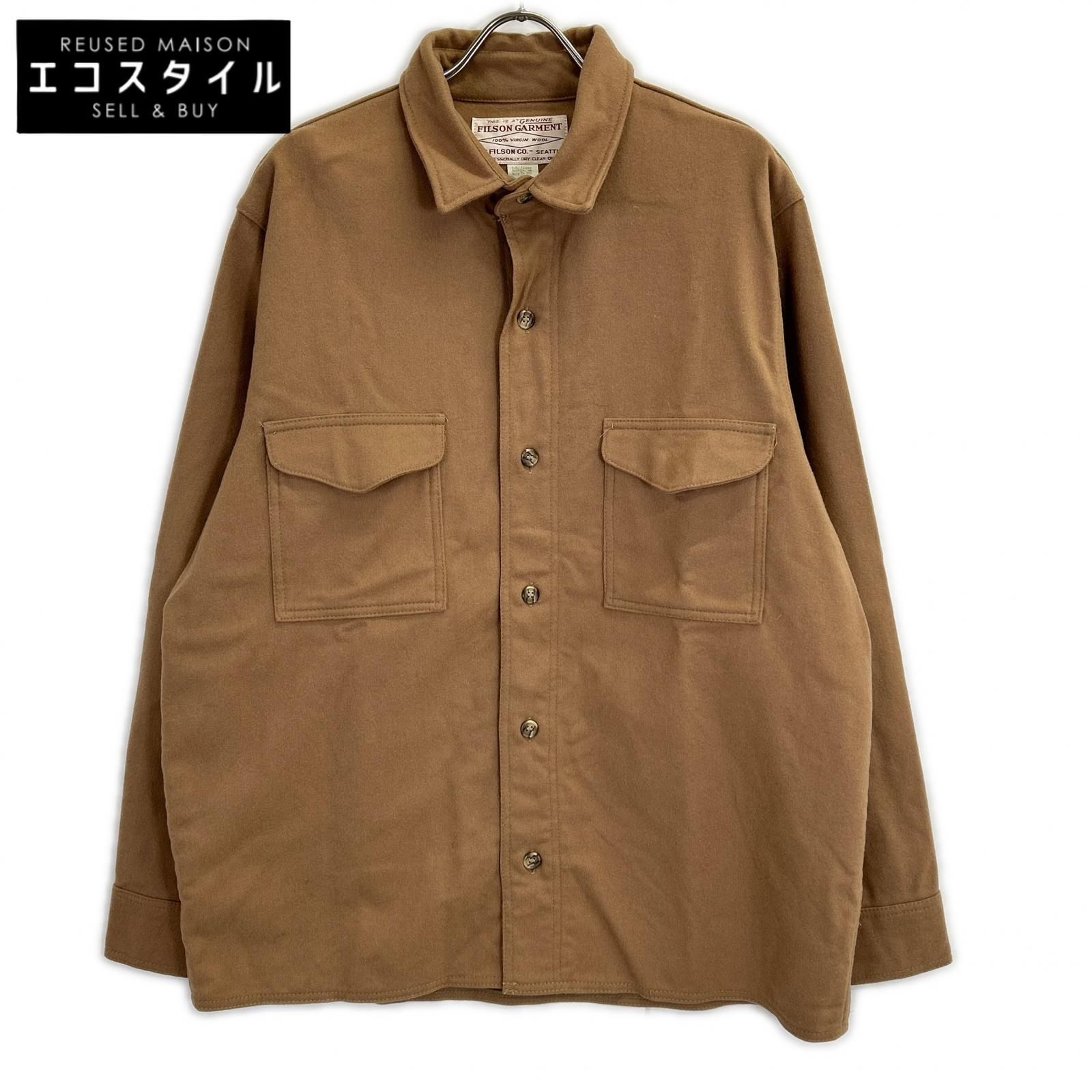 FILSON　フィルソン　STYLE90 ベージュ ウール シャツジャケット　44