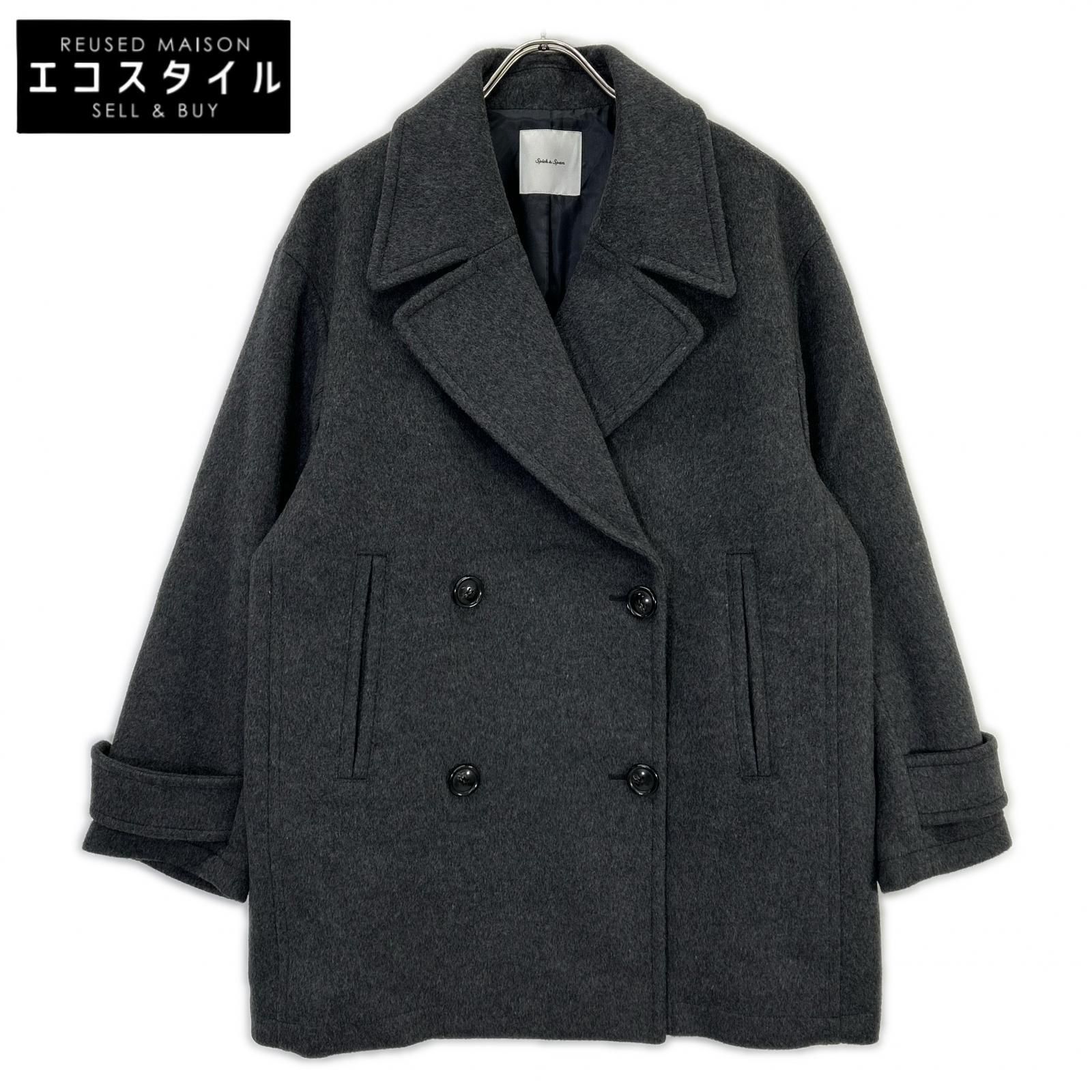 Spick&Span スピック&スパン チャコール 25-020-200-2031 コート 38