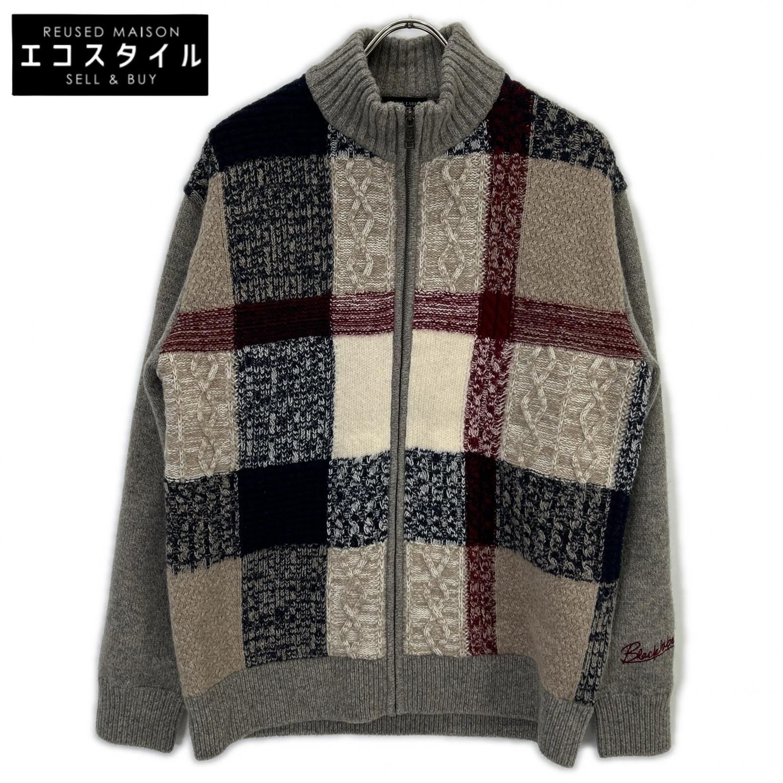 BLACK LABEL CRESTBRIDGE　ブラックレーベルクレストブリッジ　51N80-490-42 24年 マルチカラー パネルチェック ジップブルゾン　M 13,943円