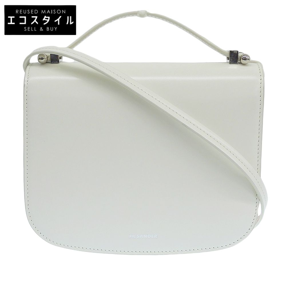 JIL SANDER　ジルサンダー　タオ レザー 2way ショルダーバッグ レディース ホワイト