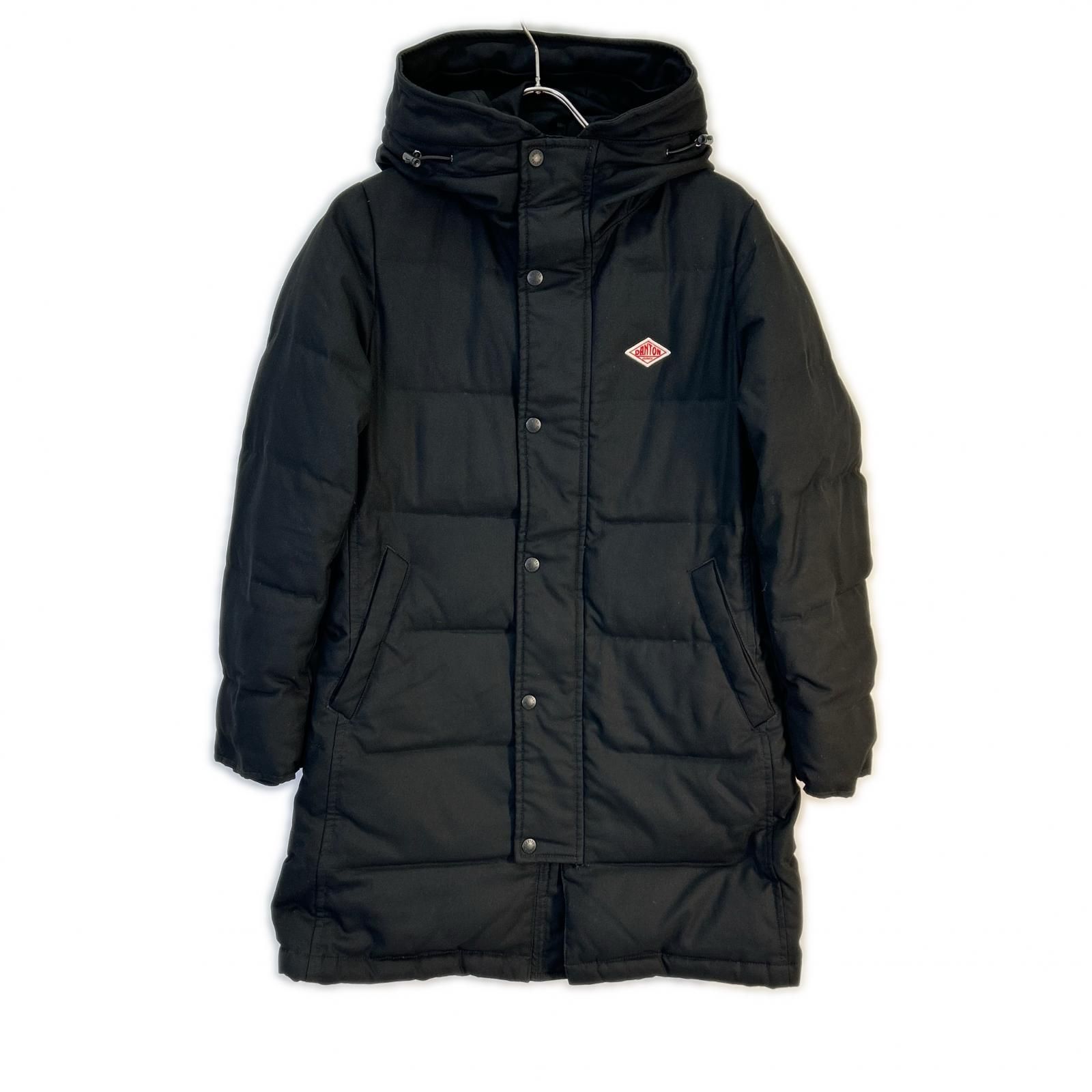 DANTON ダントン 【×BEAMS】19A-FA-002 ブラック ダブルジップ ダウン