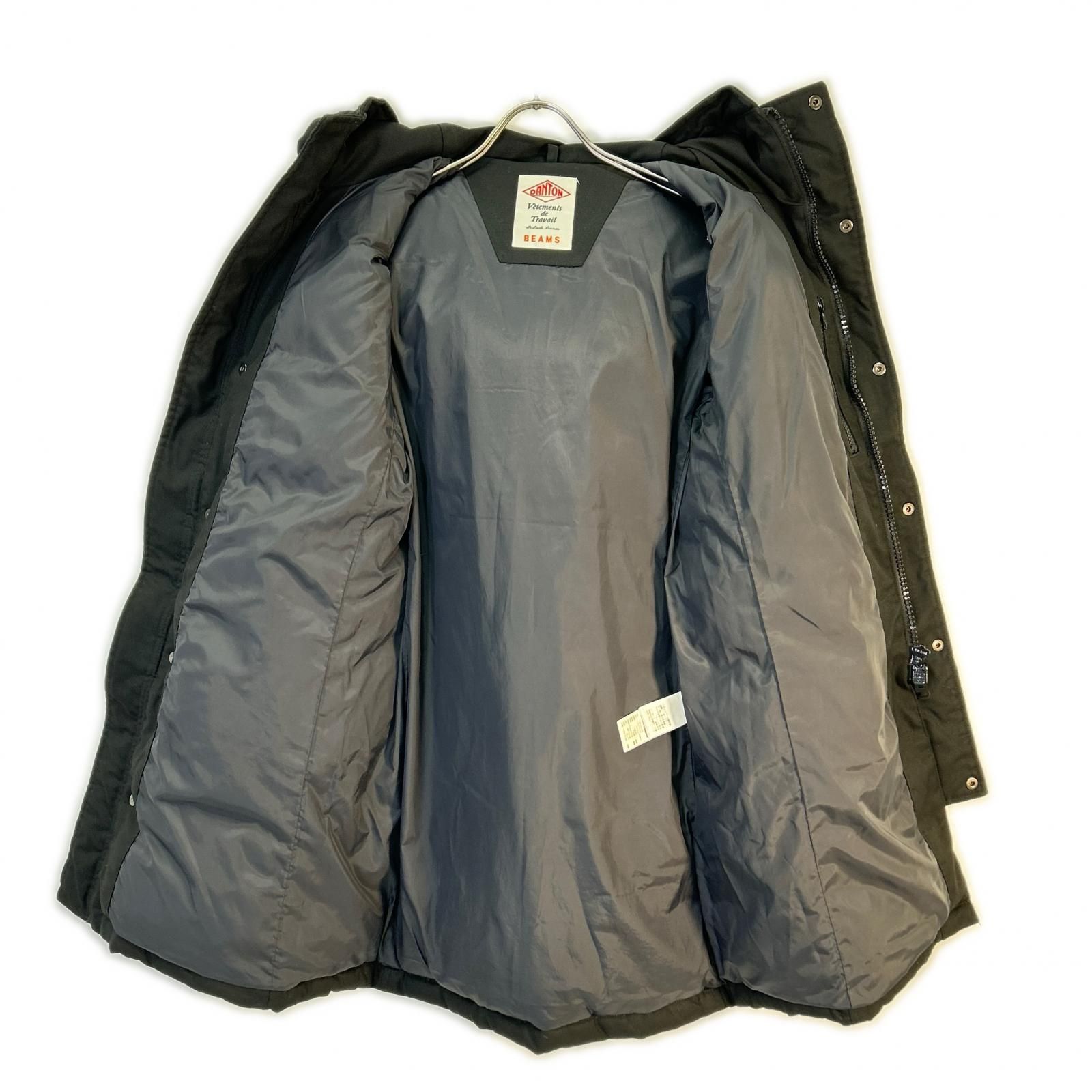 DANTON ダントン 【×BEAMS】19A-FA-002 ブラック ダブルジップ ダウン