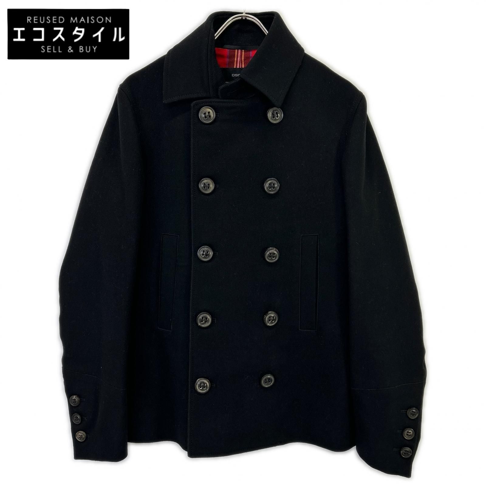 DSQUARED2 ディースクエアード 08AW 71AM176 ブラック ウール 10B