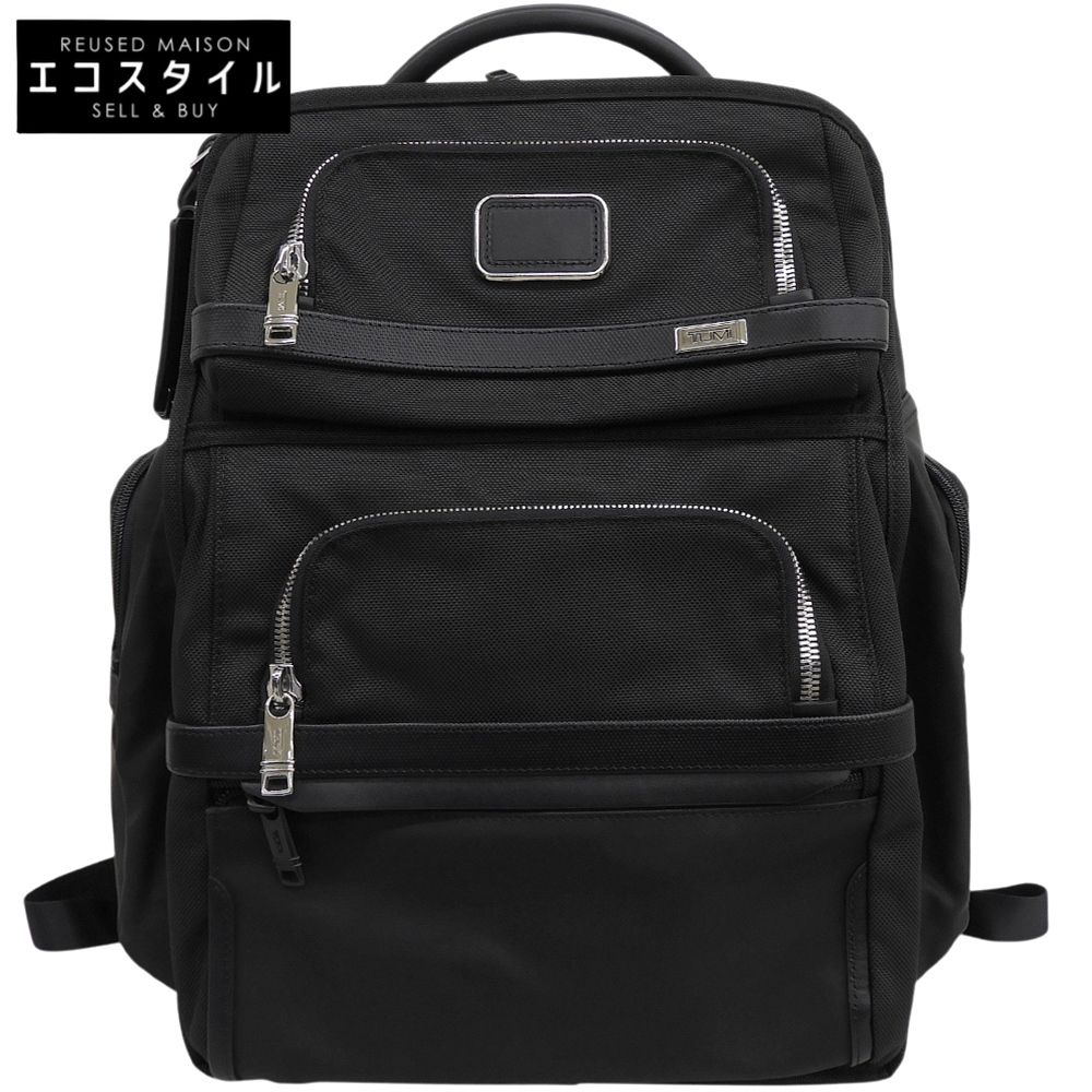 TUMI　トゥミ　新品同様 ALPHA 3 アルファ3 ブラッククローム コーテッドキャンバス ブリーフパック バックパック 黒 02603580CD3E 日本限定