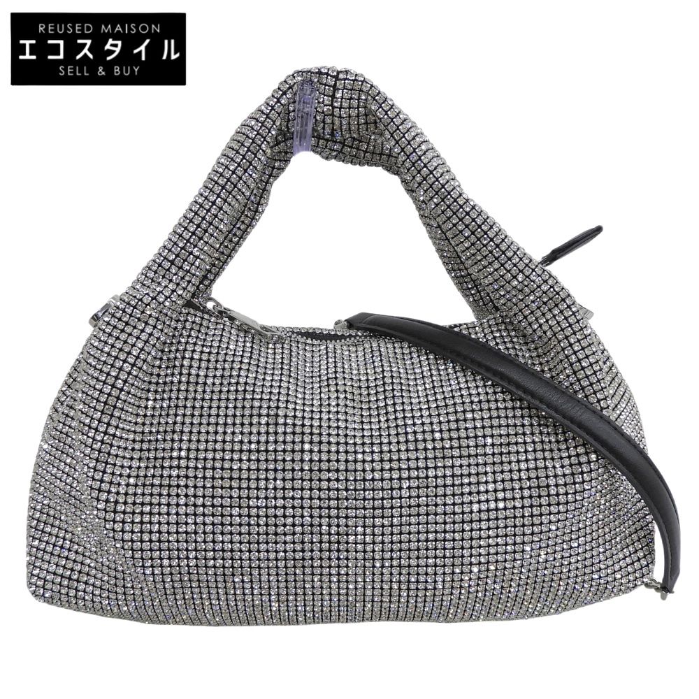 STACCATO　スタッカート　美品 スパークリング マルチバッグ 2WAY ハンドバッグ ショルダーバッグ レディース シルバー系