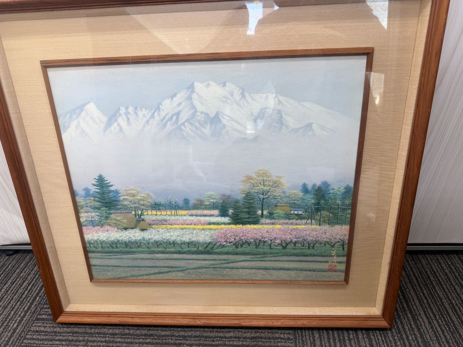 D【中古】番場春雄　蒲原桃源郷　絵画　アート　美術