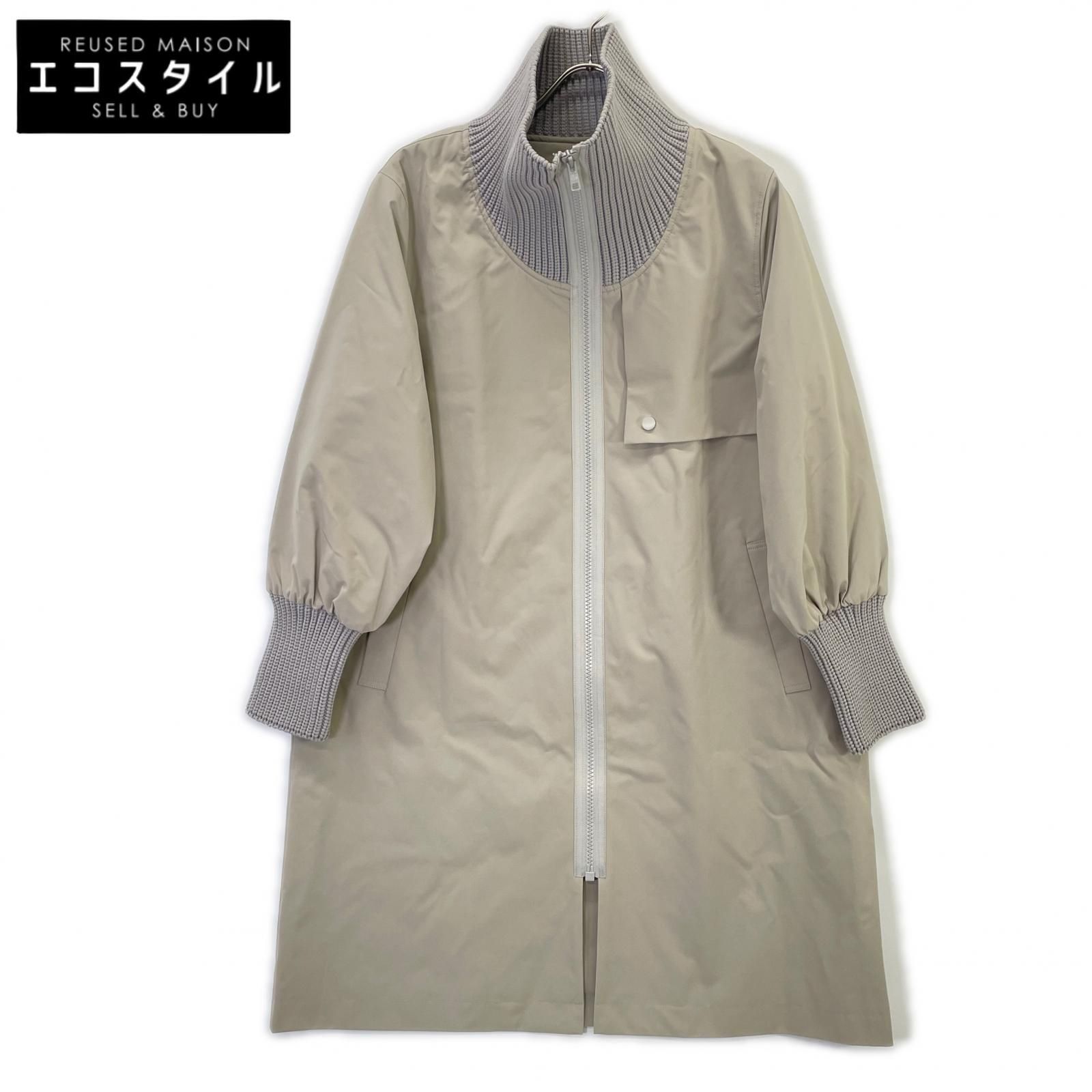 TOLNERA byPriority　　トルネラ　T56171JS グレー リブ切り替えナイロンコート　38 7,732円