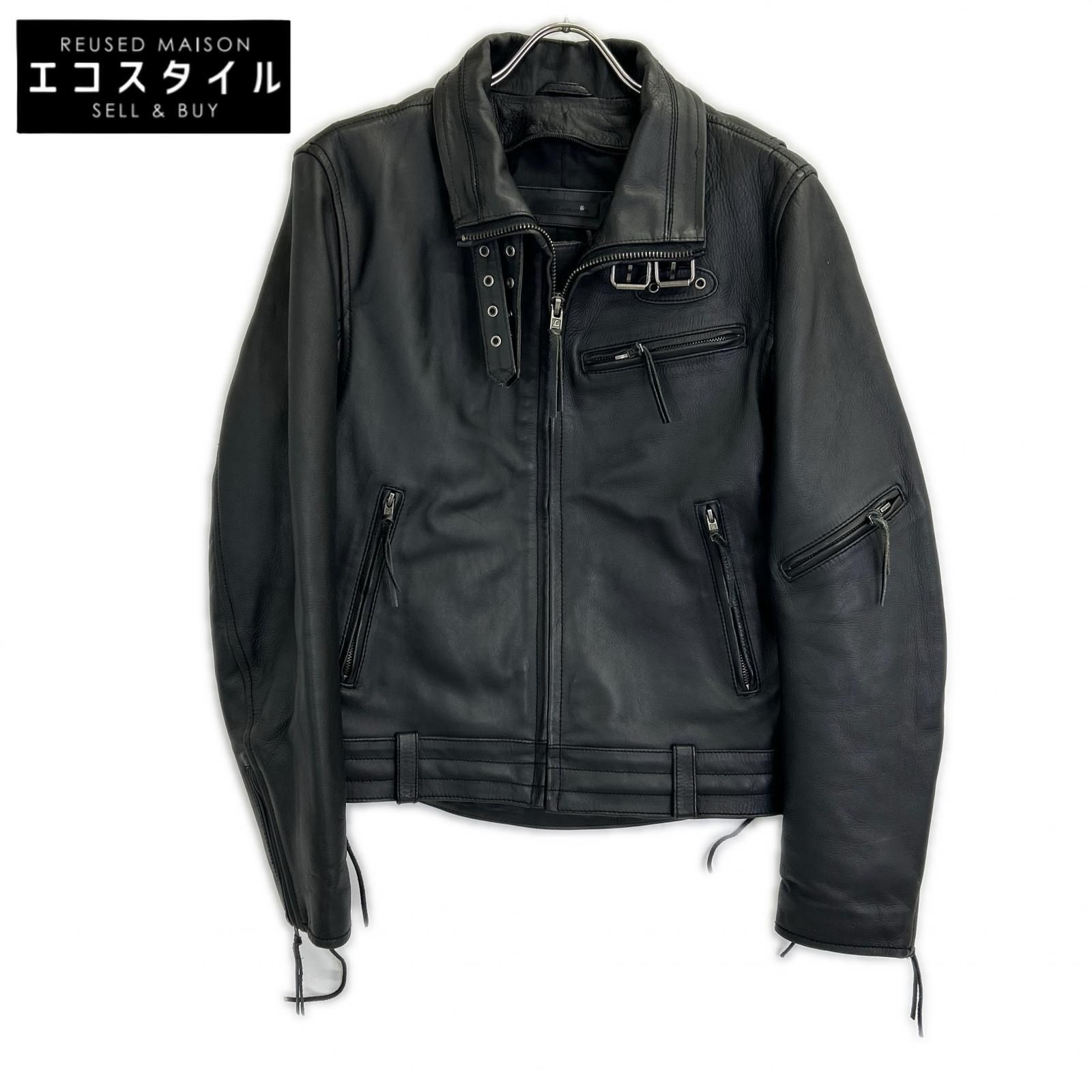 Liugoo Leathers　リューグーレザーズ　CWP-02 ブラックレーベル 牛革 レザージャケット　S 8,385円