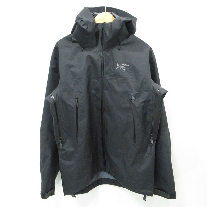 【三重本店】 中古 ARC'TERYX | アークテリクス Beta AR Jacket ベータARジャケット ロゴ刺繍GORE-TEXマウンテンパーカー 防水ナイロンジャケット ベンチレーション X000009906 ブラック サイズ：M 【92】