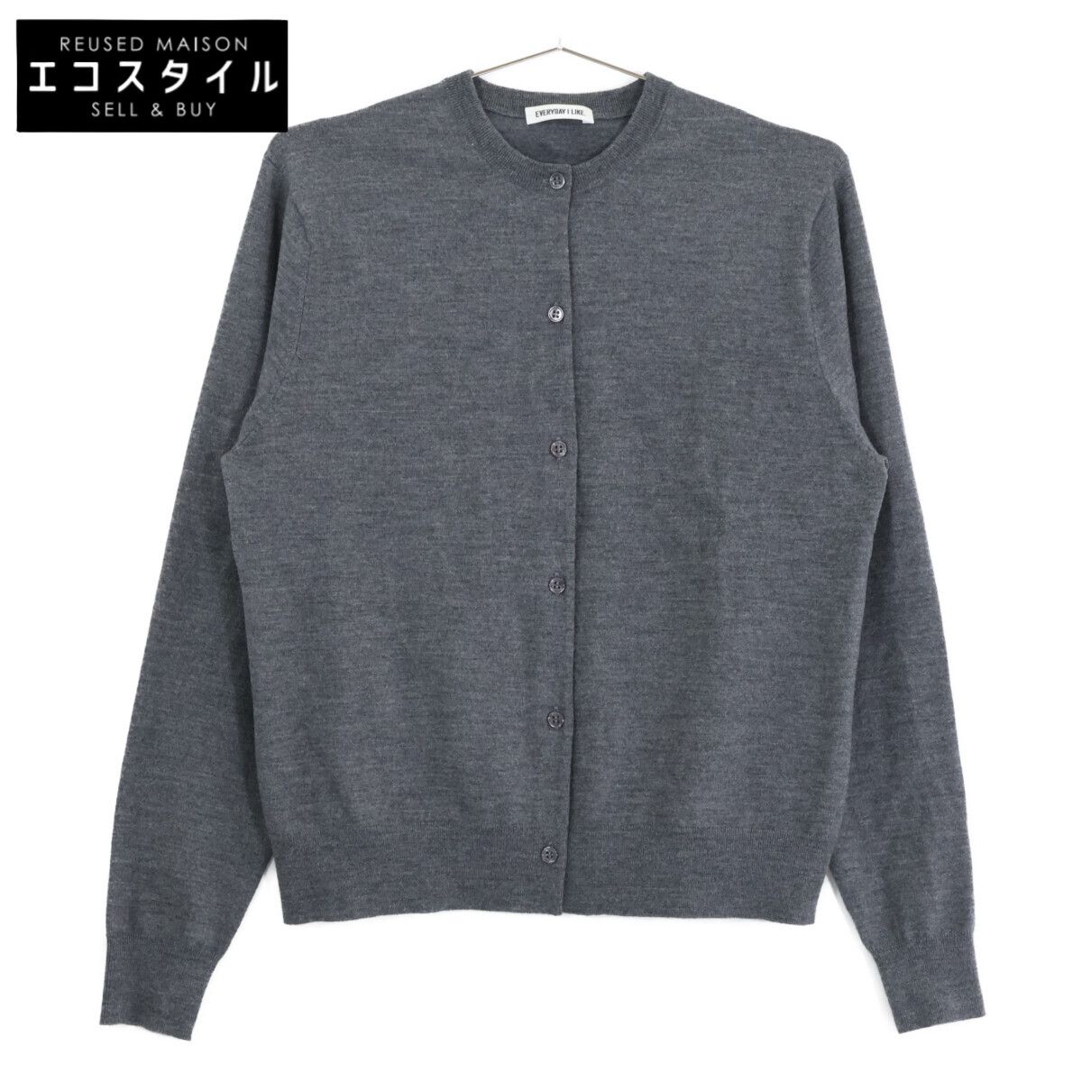 EVERY DAY I LIKE　エブリデイアイライク　【美品/23年製】23-080-520-8210-3-0 ニットカーディガン　※サイズの記載はございません。