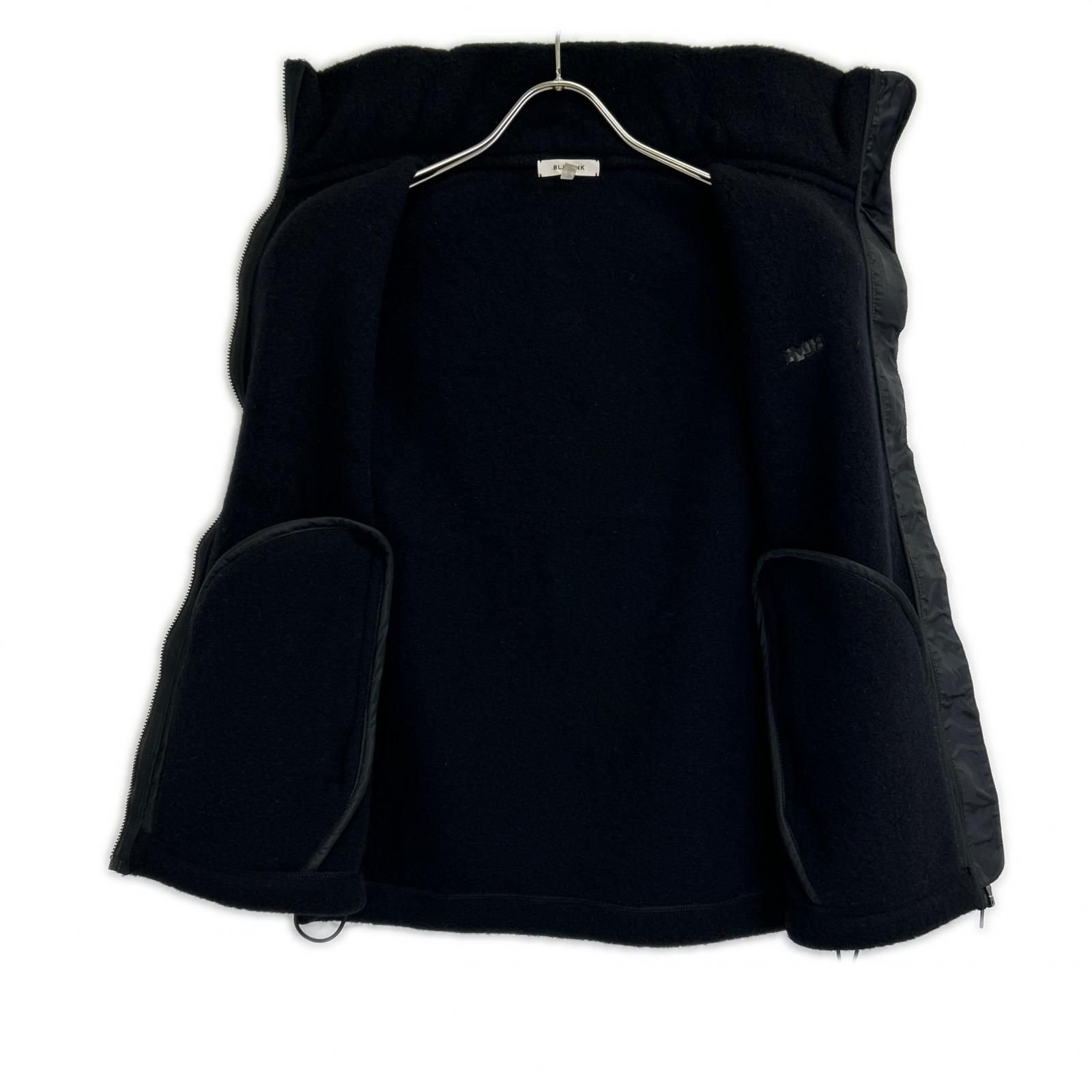 BLAMINK ブラミンク 25AW 7925-2-220434 ブラック BM P FLEECE VEST 36