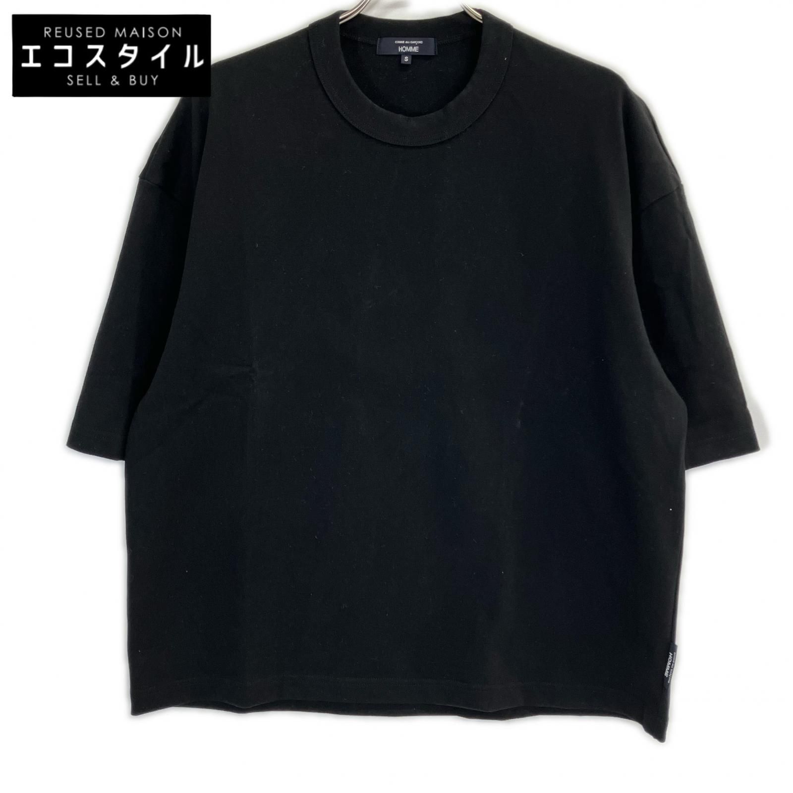 COMMEdesGARCONS HOMME　コムデギャルソンオム　【美品】HP-T001 AD2025 綿起毛天竺 オーバーサイズ 半袖Tシャツ　S