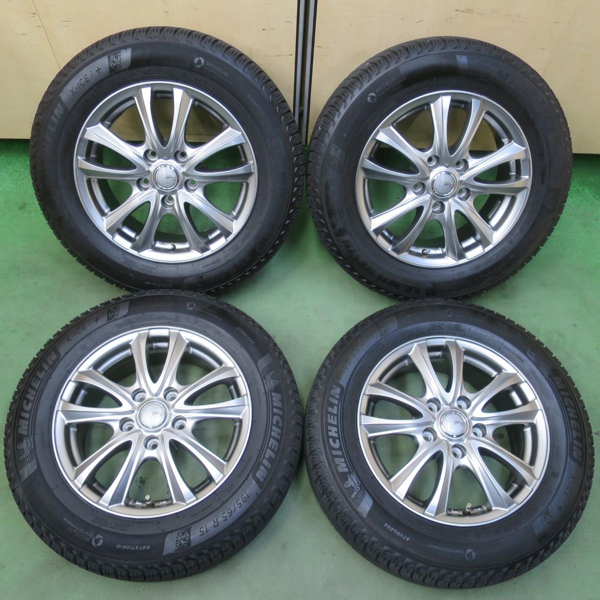 キレイ☆スタッドレス 195/65R15 ミシュラン X-ICE3+ SIBILLA NEXT C5