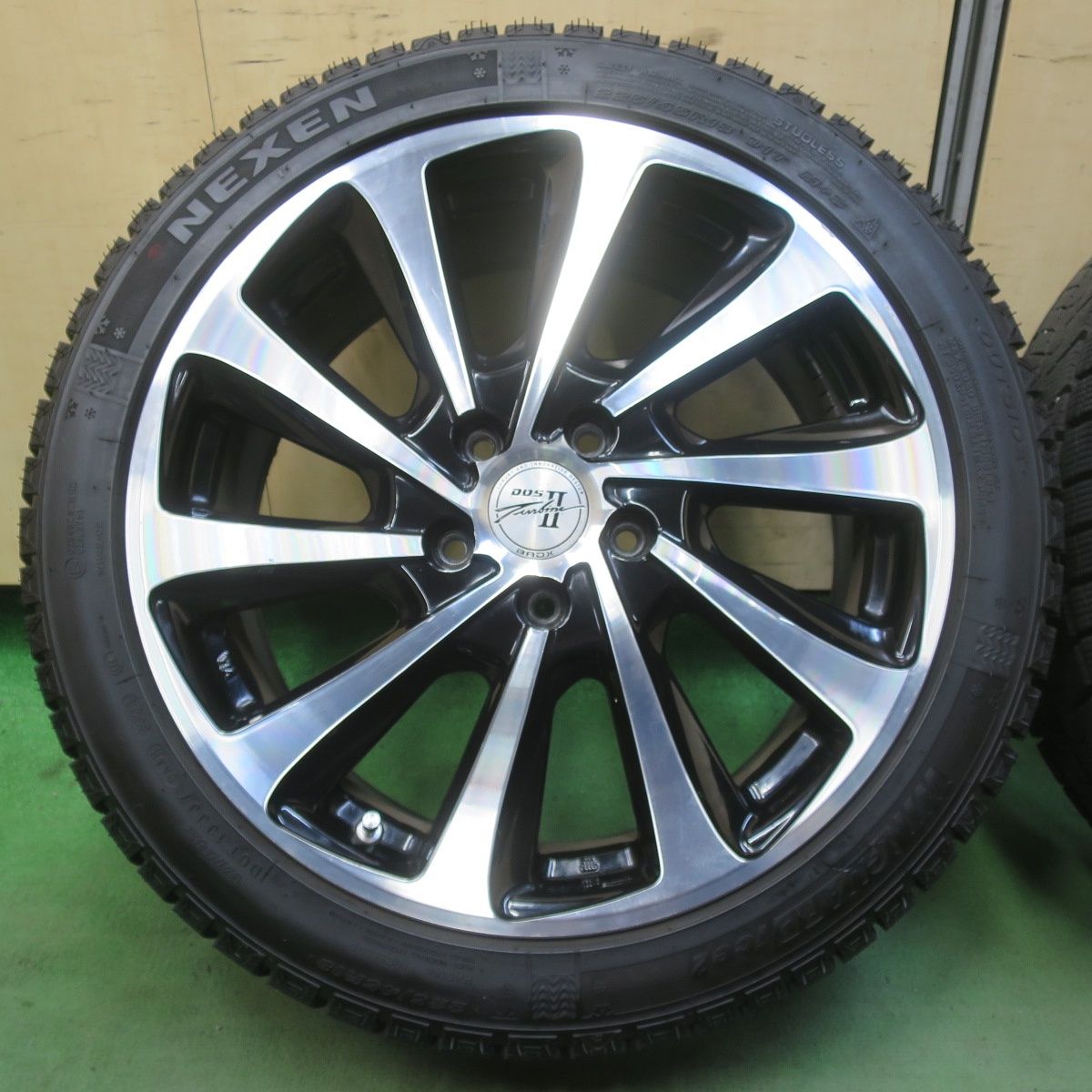 バリ溝！24年！9.5分☆スタッドレス 225/45R18 ネクセン ウィンガード
