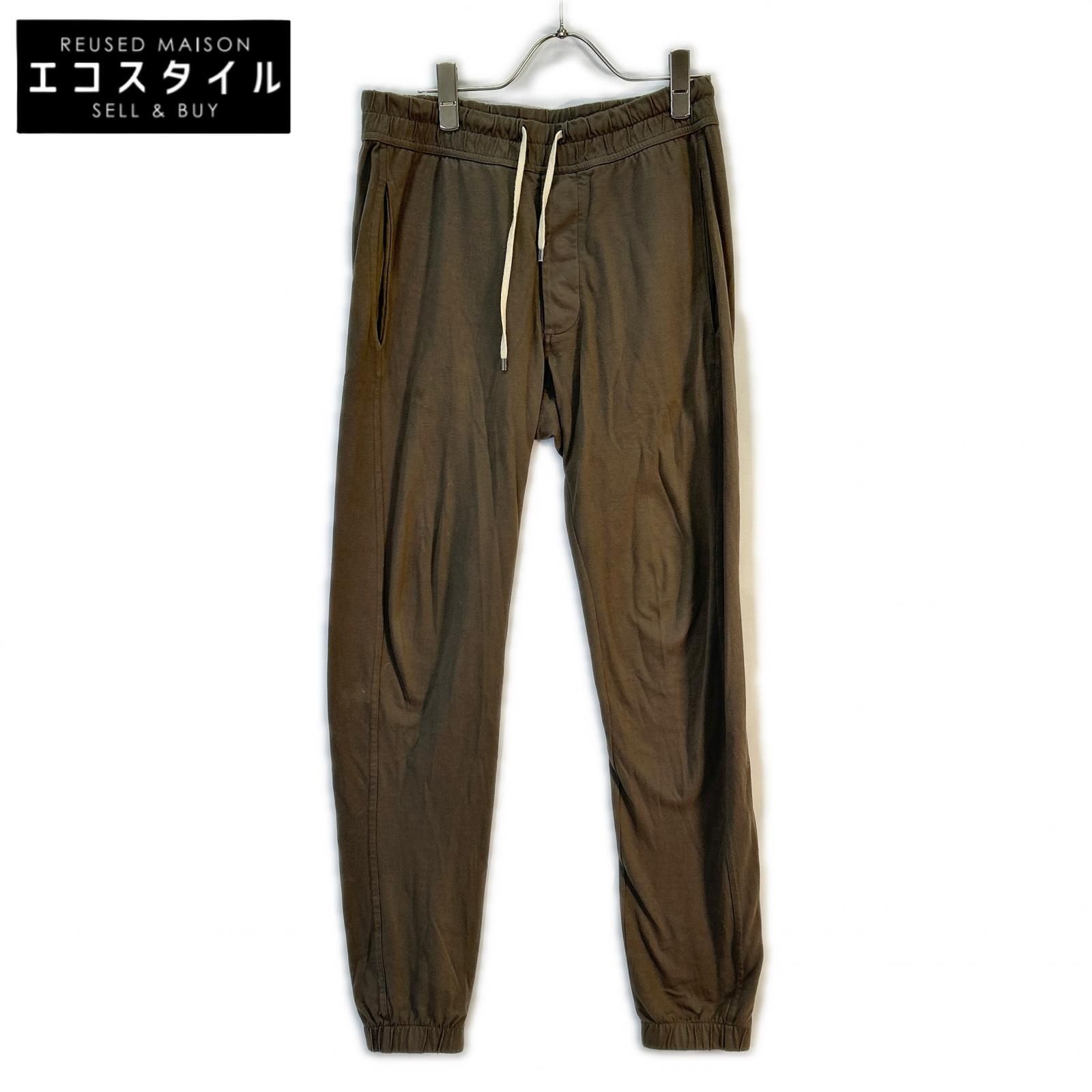 SAINT LAURENT PARIS　サンローランパリ　21年 688909 ブラウン イージー スウェットロングパンツ　XS