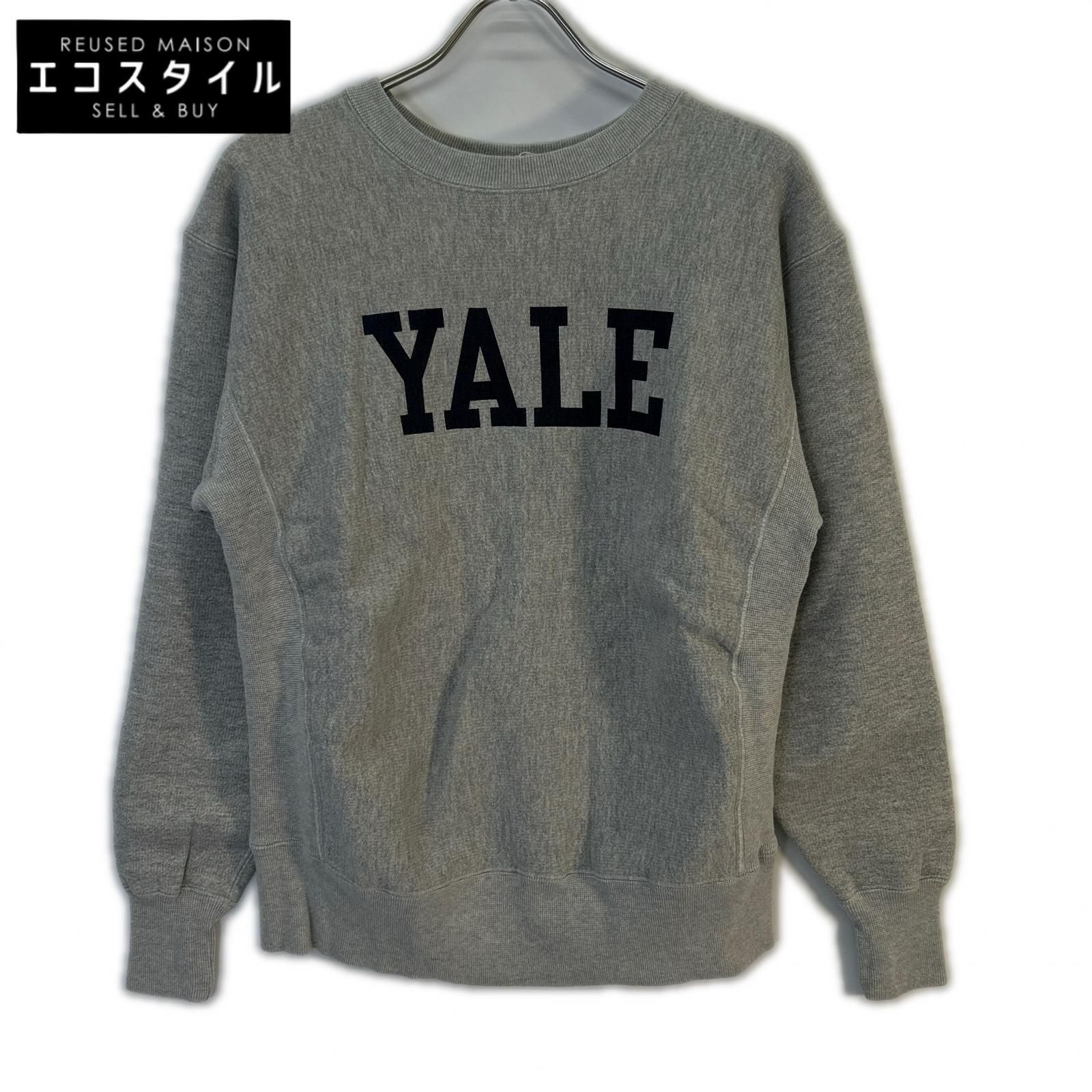 Champion　チャンピオン　グレー リバースウィーブ YALE スウェットシャツ　SMALL