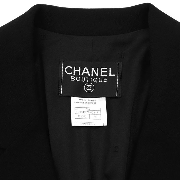 美品】CHANEL シャネル ヴィンテージ テーラード ジャケット サイズ 38