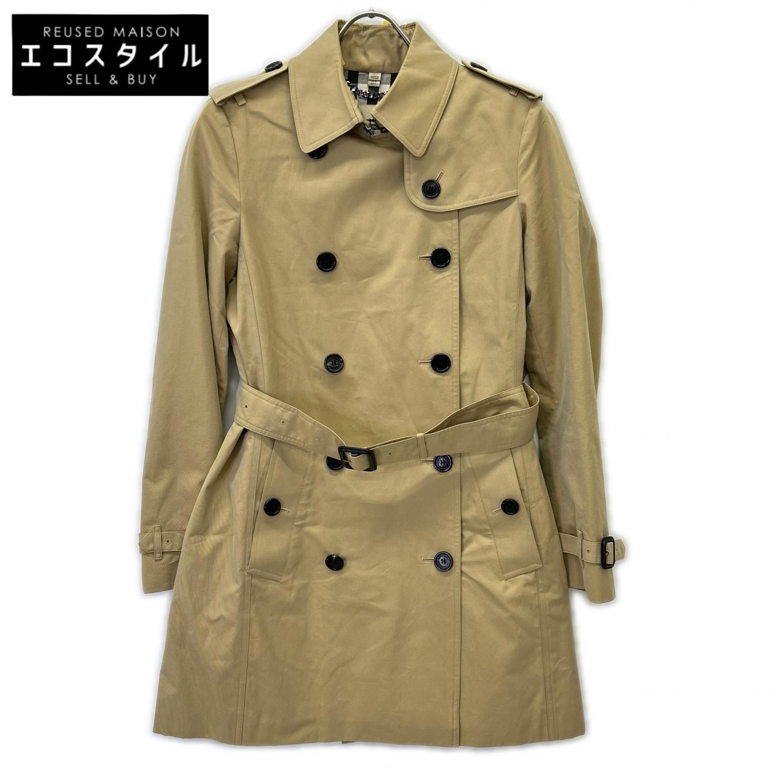 BURBERRY　バーバリー　3885710 ベージュ バッキンガム トレンチコート　38
