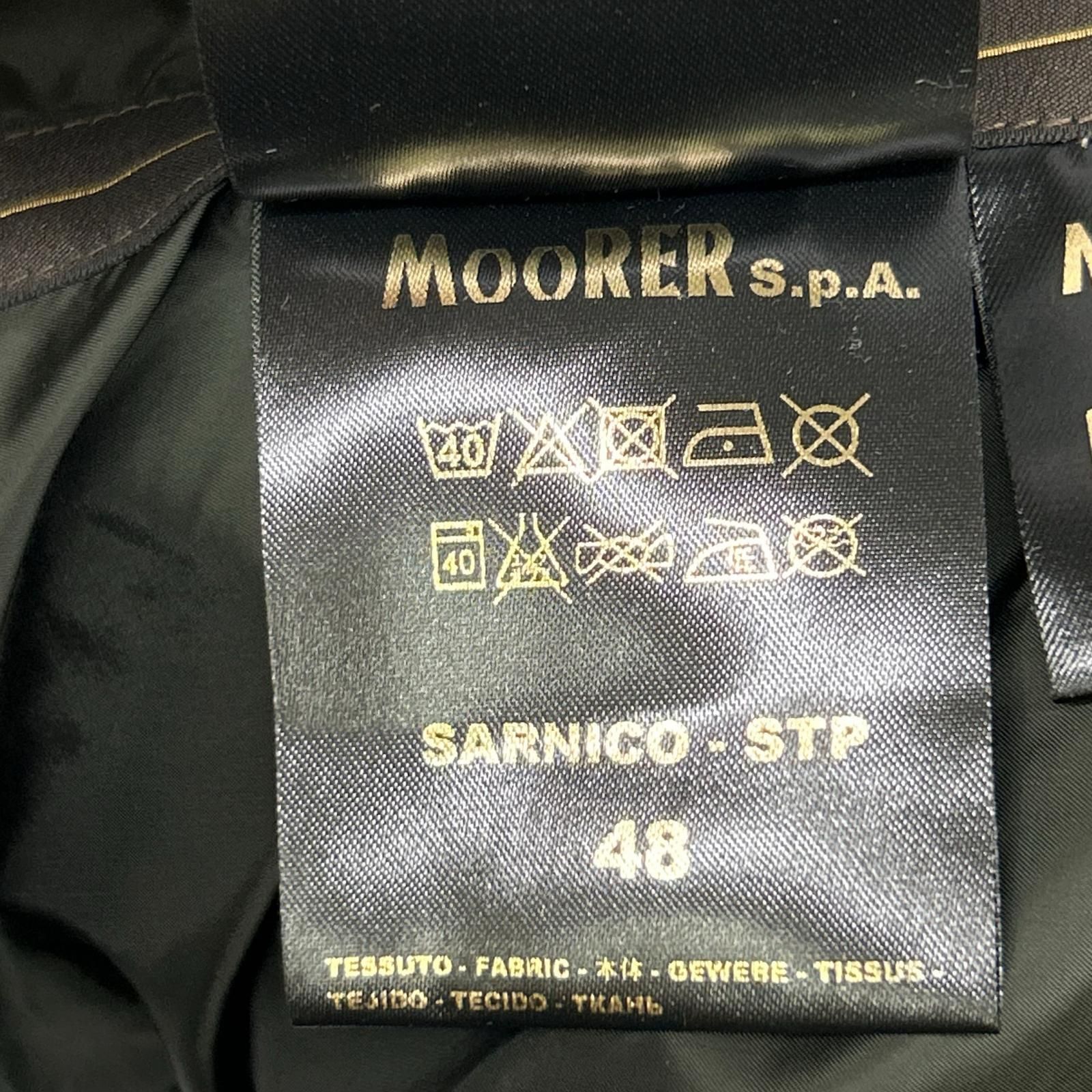 MOORER　ムーレー　カーキ SARNICO-STP スタンドカラー フィールドジャケット　48
