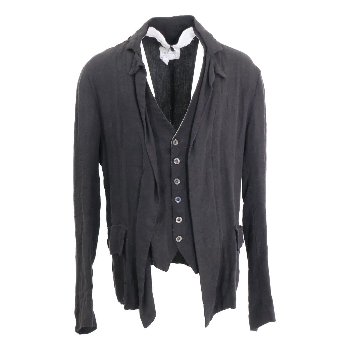 GREG LAUREN グレッグローレン リネン ダメージ加工 オリバー