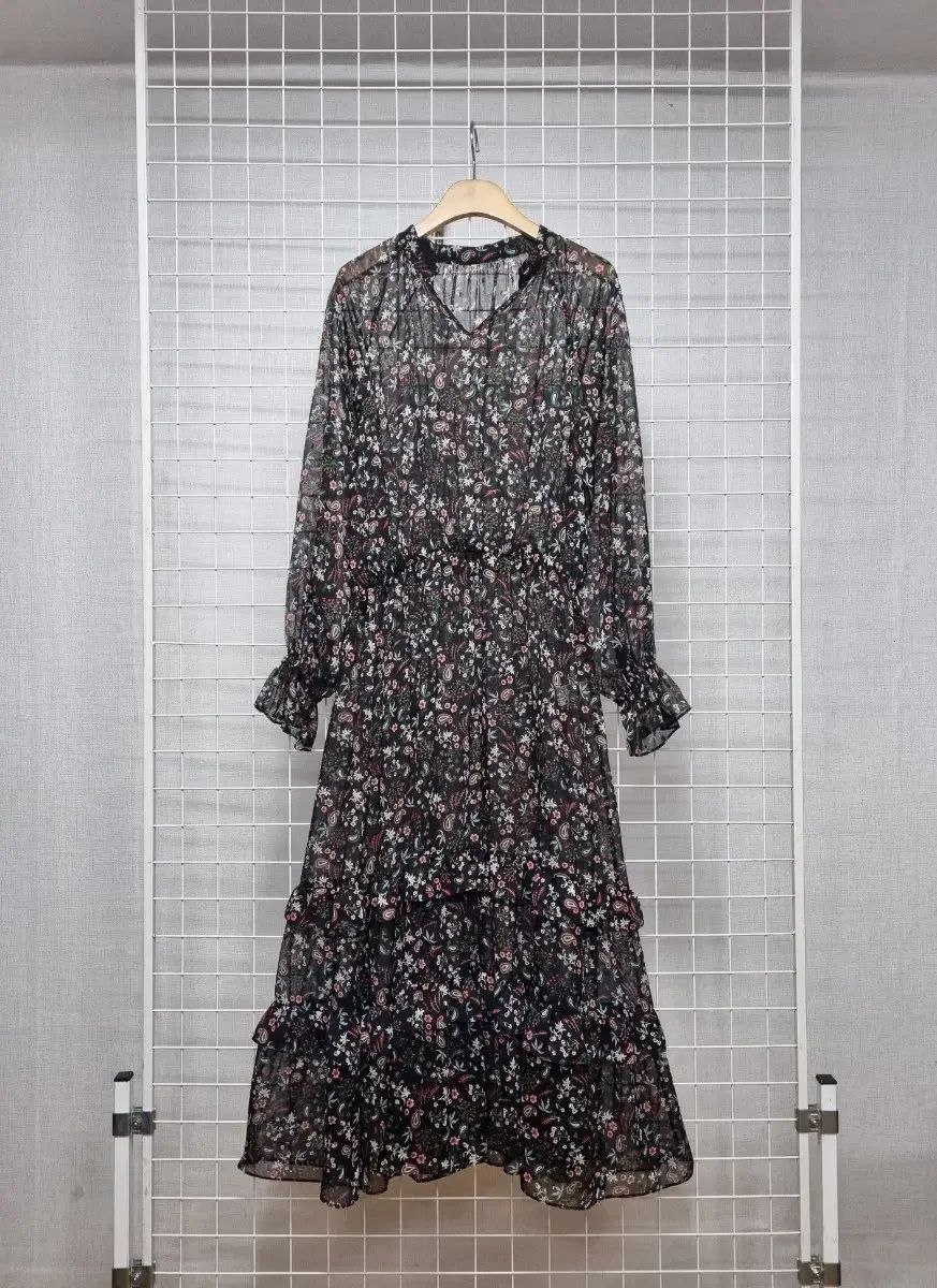 ハンサム トムグレーハウンド シースルー シフォンワンピース