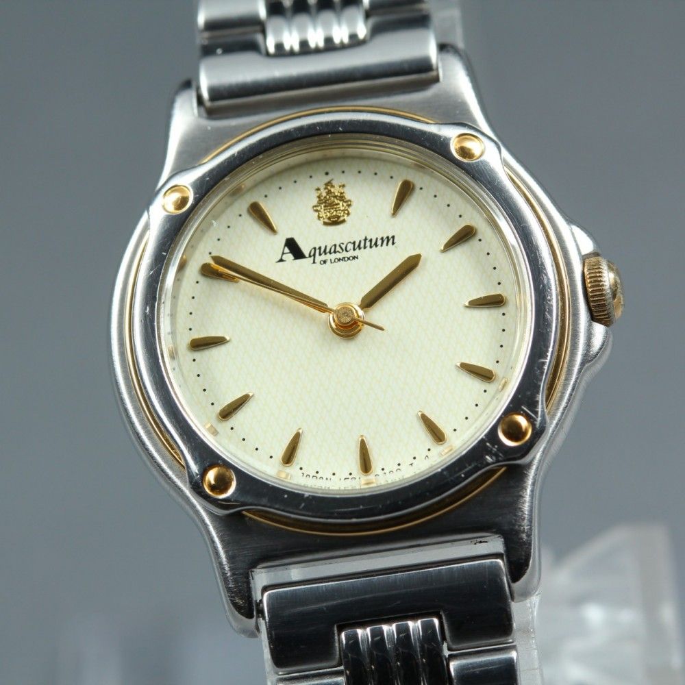 【稼働品】SEIKO Aquascutum 1F21-0F40 クオーツ レディース #14627