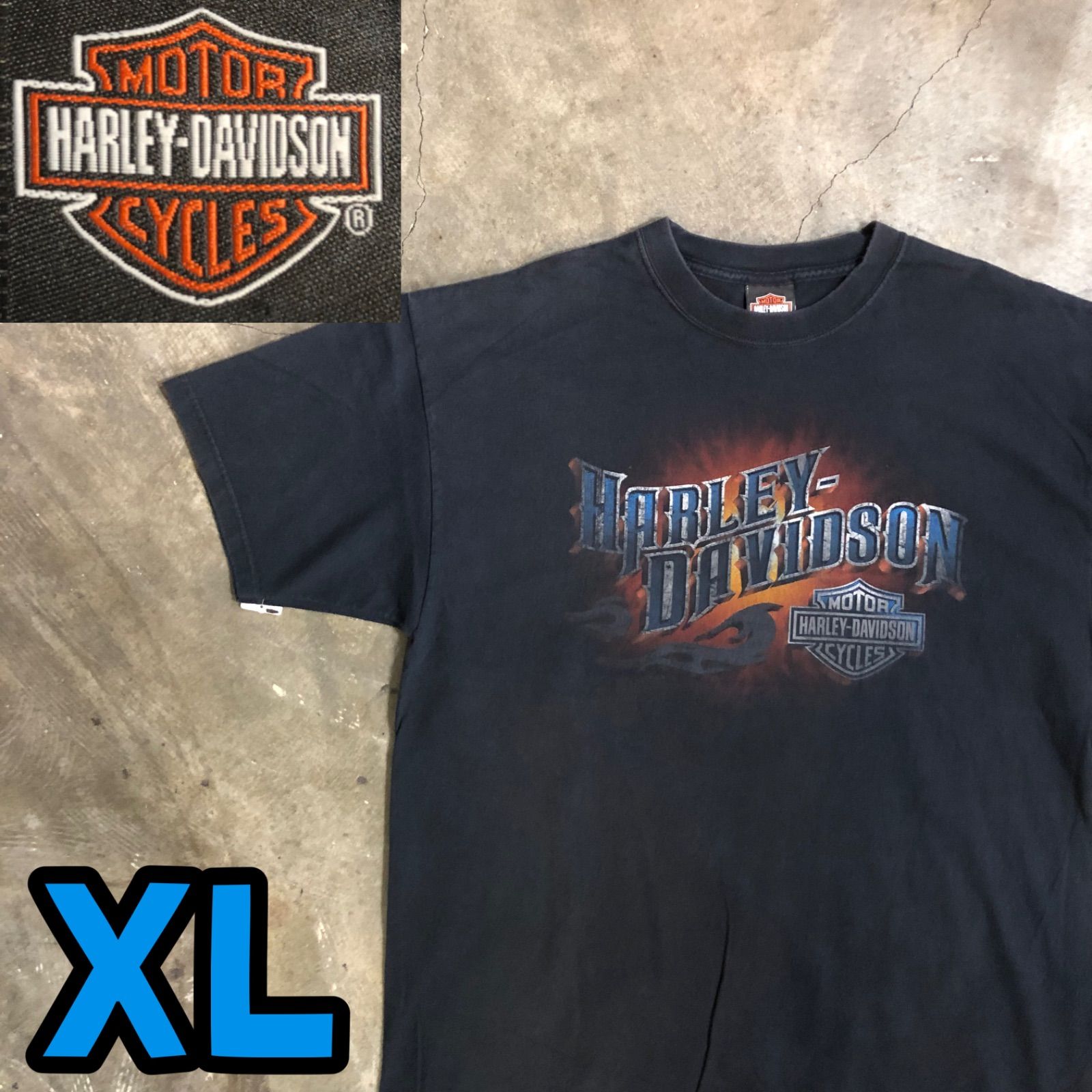 T8399 HARLEY-DAVIDSON Tシャツ USA製　90's