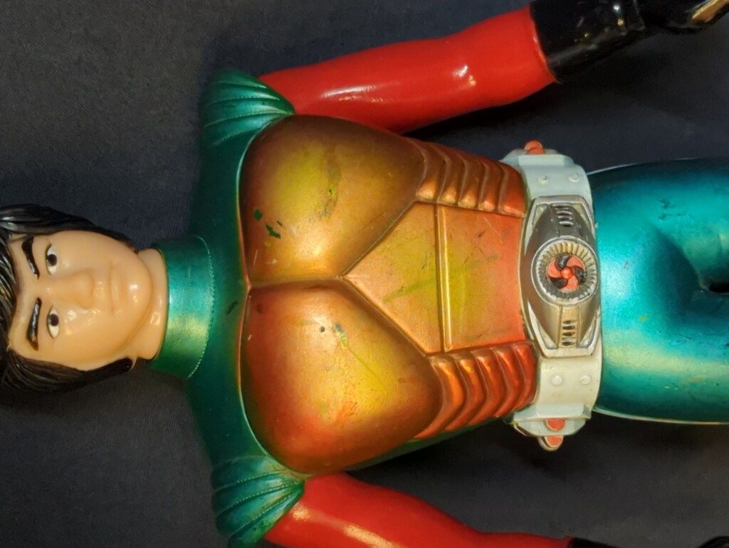 ポピー 新仮面ライダー スカイライダー 面取り ソフビ 右配置 未開封