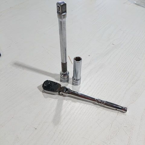 Snap-on　スナップオン　FCF72　3/8　ラチェットハンドル　FXK6　KTC　B3L-10　エクステンションバー×2　付属