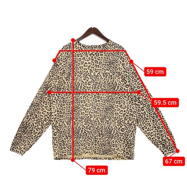 Supreme シュプリーム レオパード 長袖 カットソー ロンT スモールBOX