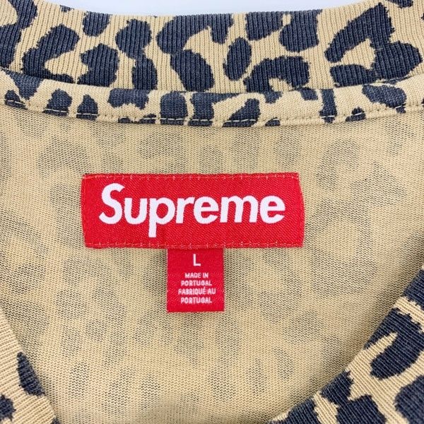 Supreme シュプリーム レオパード 長袖 カットソー ロンT スモールBOX