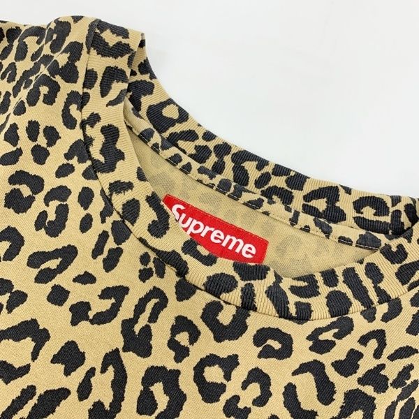 Supreme シュプリーム レオパード 長袖 カットソー ロンT スモールBOX
