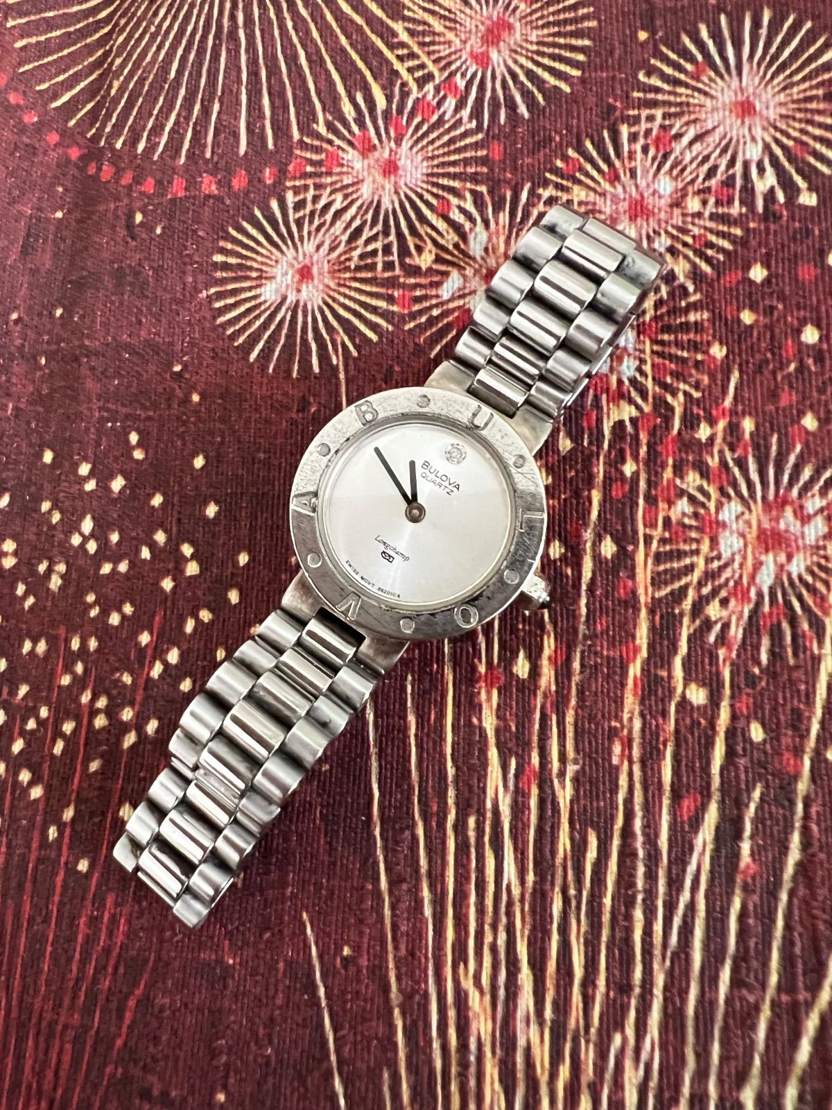 ブローバ BULOVA☆ロンシャン☆クオーツ☆稼働品☆レディース 時計 