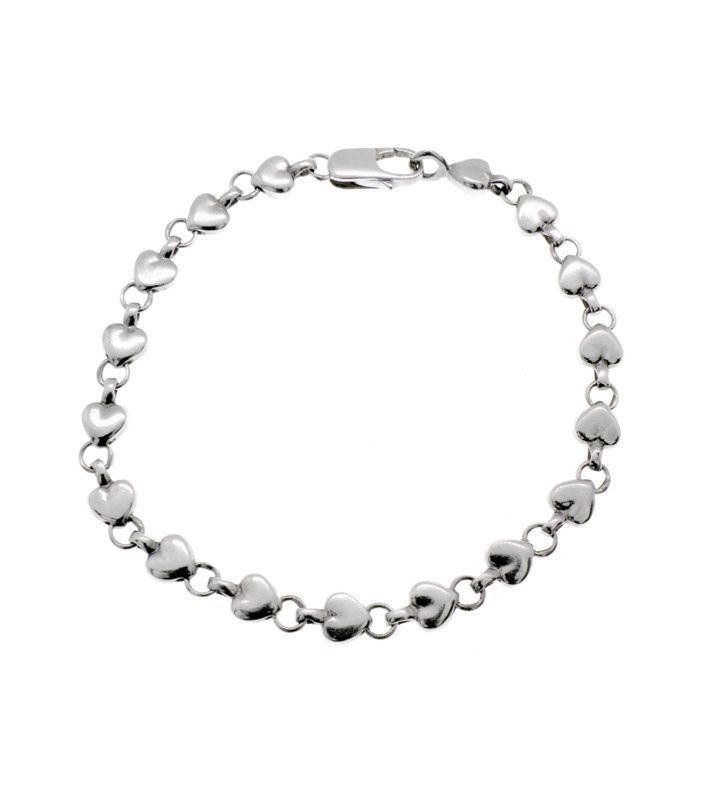 ティファニー TIFFANY&Co パフハート シルバー ブレスレット　50063