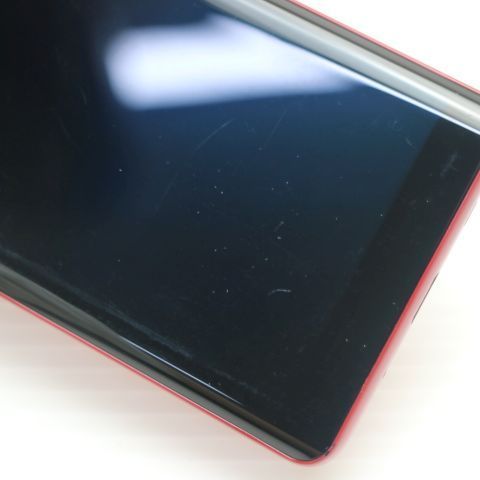 美品 SIMフリー Rakuten Hand 5G クリムゾンレッド スマホ 白ロム 土日