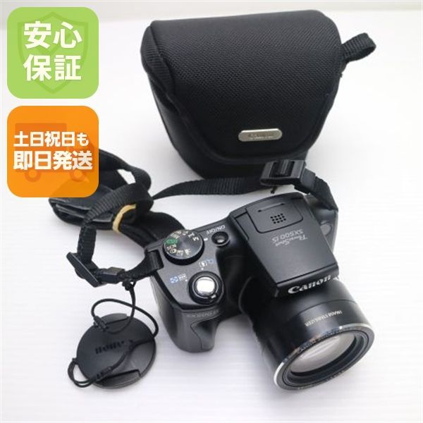 超美品 PowerShot SX500 IS ブラック 即日発送 デジカメ Canon 