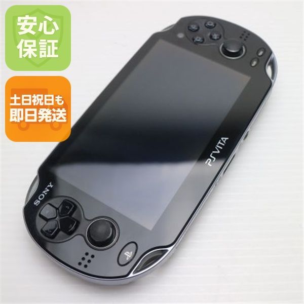 美品 PCH-1100 PS VITA ブラック 即日発送 game SONY PlayStation 3G/Wi-Fi 本体 土日祝発送OK 05000