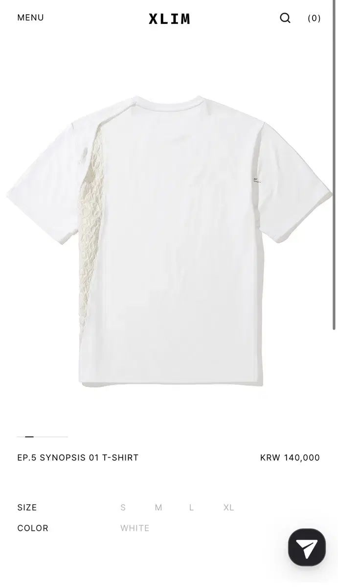 XLIM EP 5 白 Tシャツ サイズ4