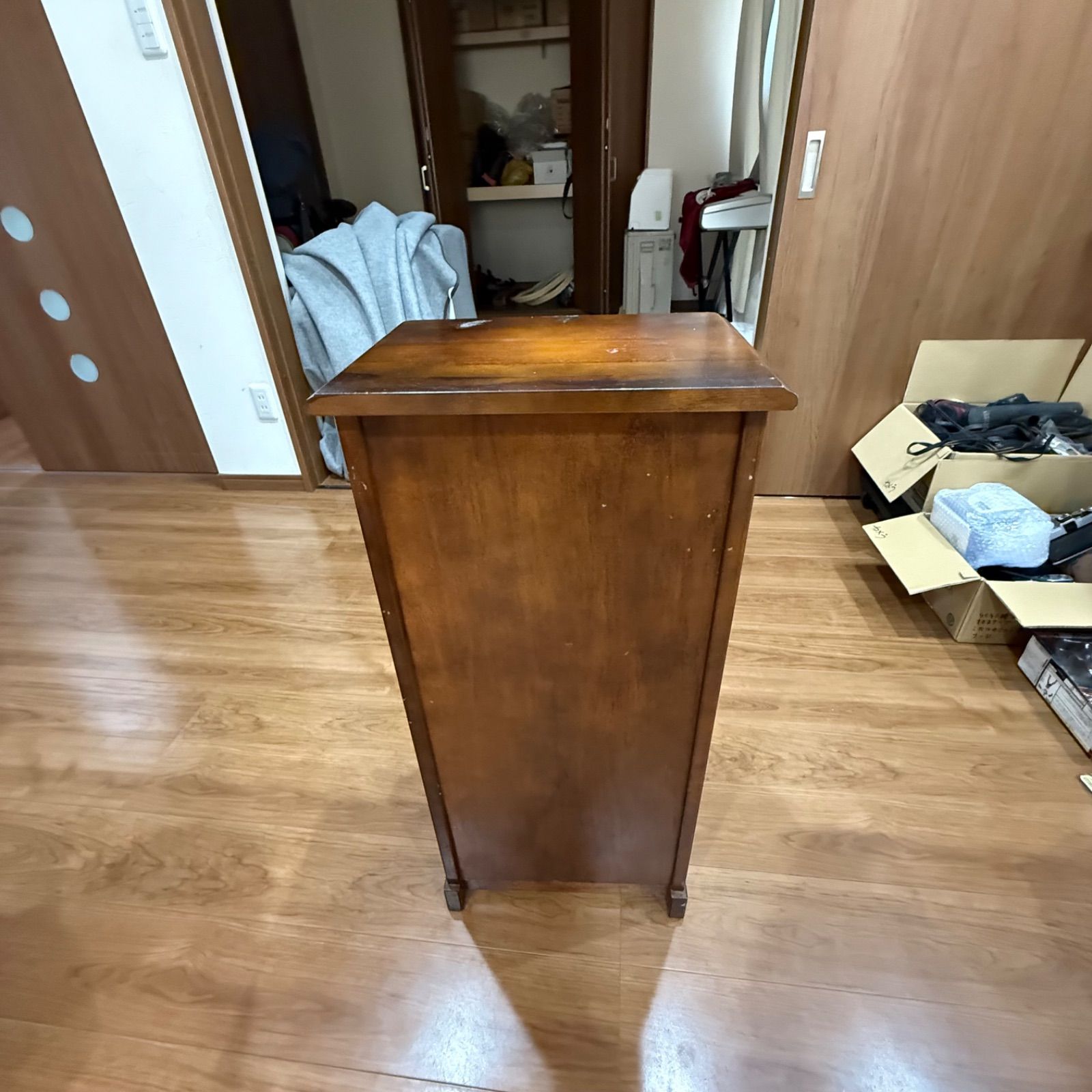オールドカリモク カリモク家具 電話台 花台 昭和レトロ ヴィンテージ
