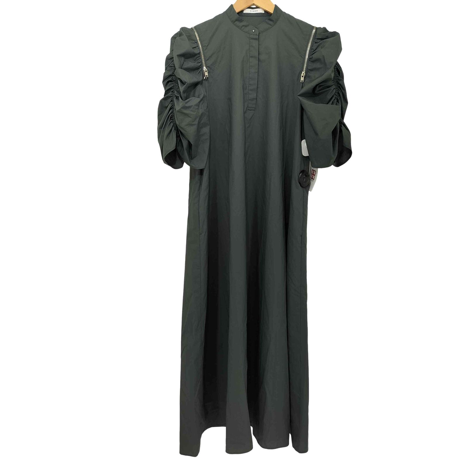 チノ CINOH 24SS THE TOKYO別注 GATHERED SLEEVE DRESS ギャザースリーブワンピース レディース JPN：38
