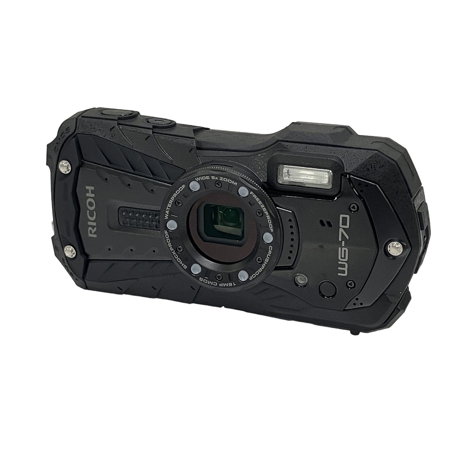 RICOH WG-70 タフカメラ 防水デジカメ 2020年製 カメラ コンデジ 1/2.3型 CMOS 2.7型 中古 美品 T11255625