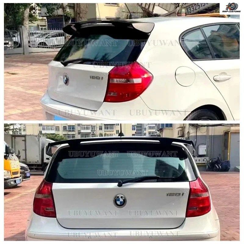 リアウィングスポイラー ABS カーボンルック リップスポイラー ハッチバック ルーフスポイラー BMW 1シリーズ E81 E82 E87 E88 2004-2011 26,117円