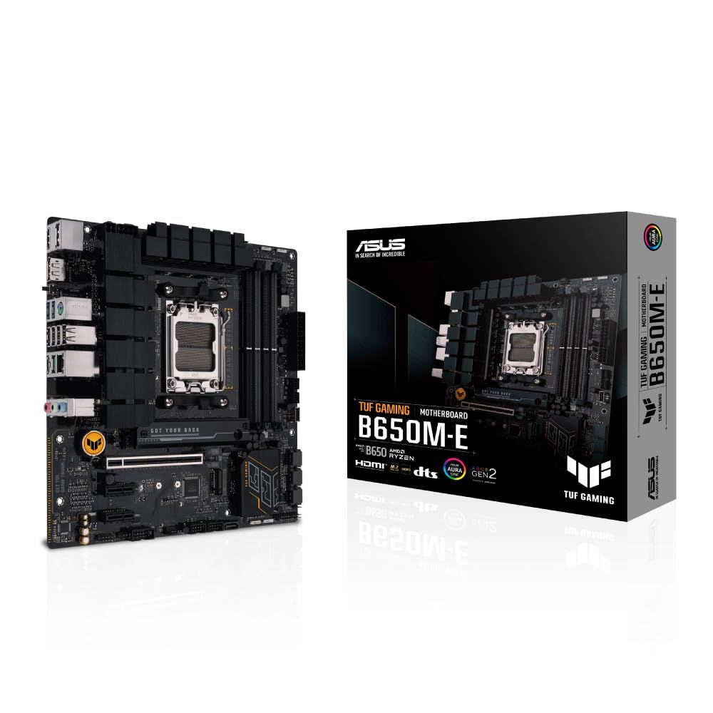 【Amazon.co.jp限定】ASUS TUF GAMING B650M-E AMD Ryzen 7000 シリーズ AM5 対応 B650 搭載 mATX マザーボード/国内正規代理店 [MB単品] [Amazon限定 TUFシリーズ Micro-ATX]