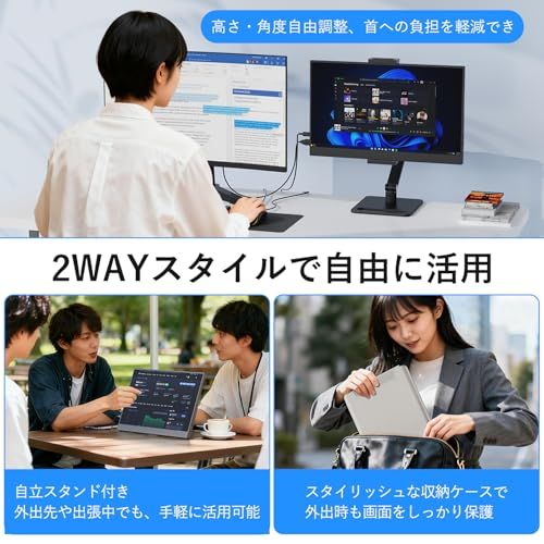 新品】モバイルモニター 15.6インチ モバイルディスプレイ 卓上 新品】モバイルモニター 15.6インチ モバイルディスプレイ 卓上