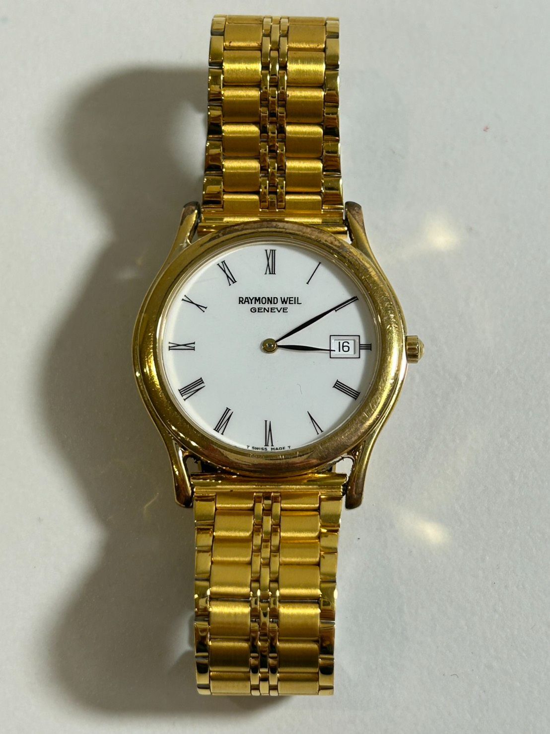 RAYMOND WEIL】電池交換済 レイモンドウィル 腕時計 18KGP - メルカリ