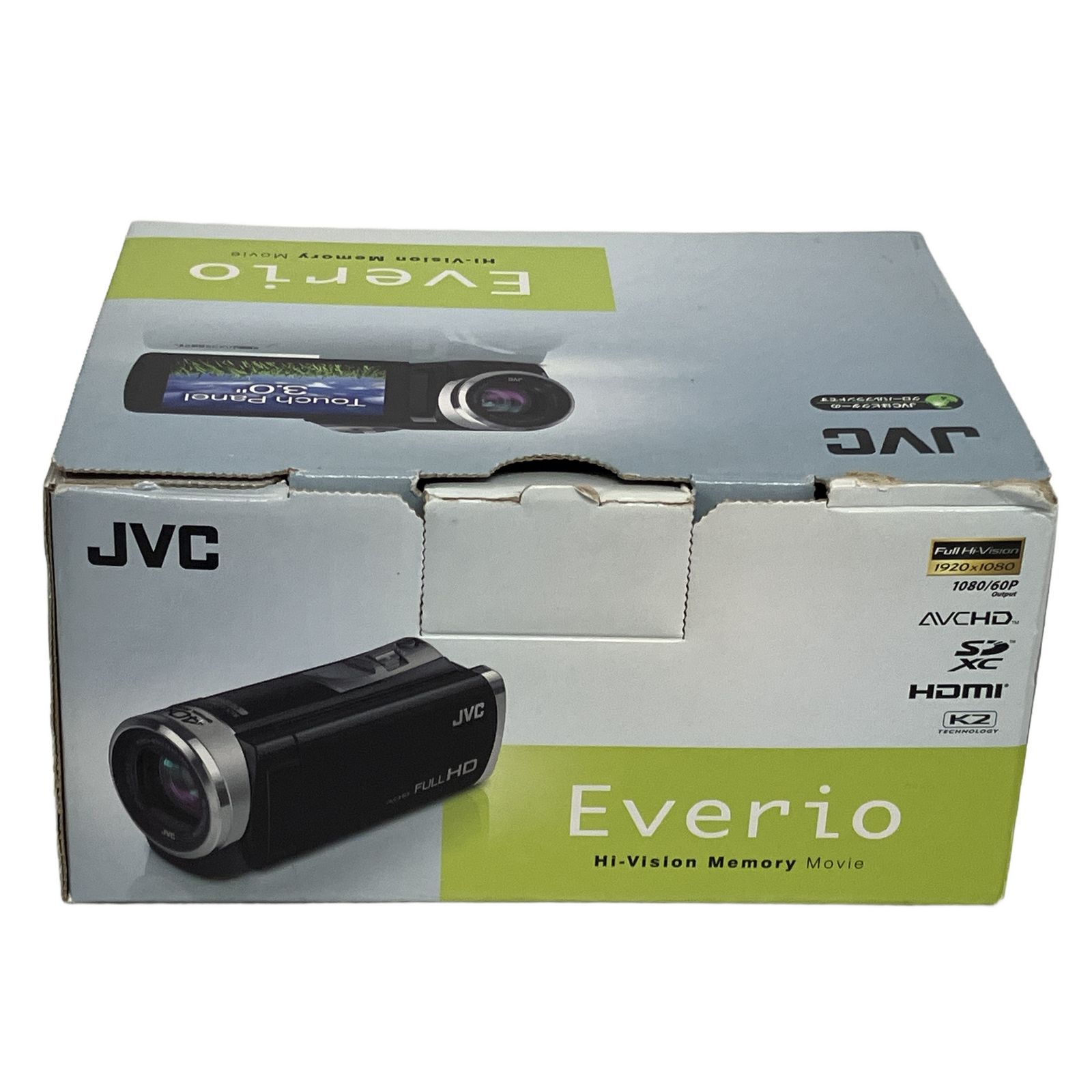 JVC GZ-E290-W エブリオ フルハイビジョン ビデオカメラ 3.0型 カメラ