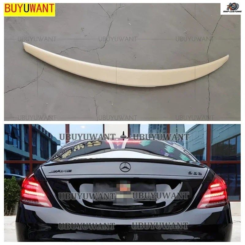 ベンツ W222 Sクラス S63 S300 S350 S400 S500 S550 4ドア 2014年以降 リアトランク蓋 カースポイラーウィング チューニングパーツ