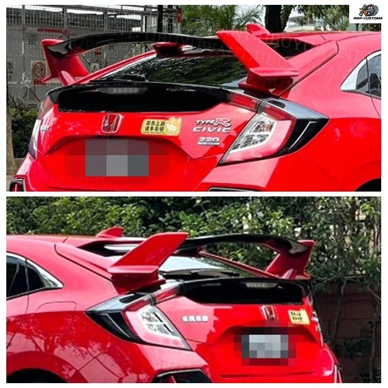 ホンダ シビック 2016 - 2020 10代目 FK7 ハッチバック タイプRスタイル リアトランクリッド カー スポイラー ウィング チューニングパーツ