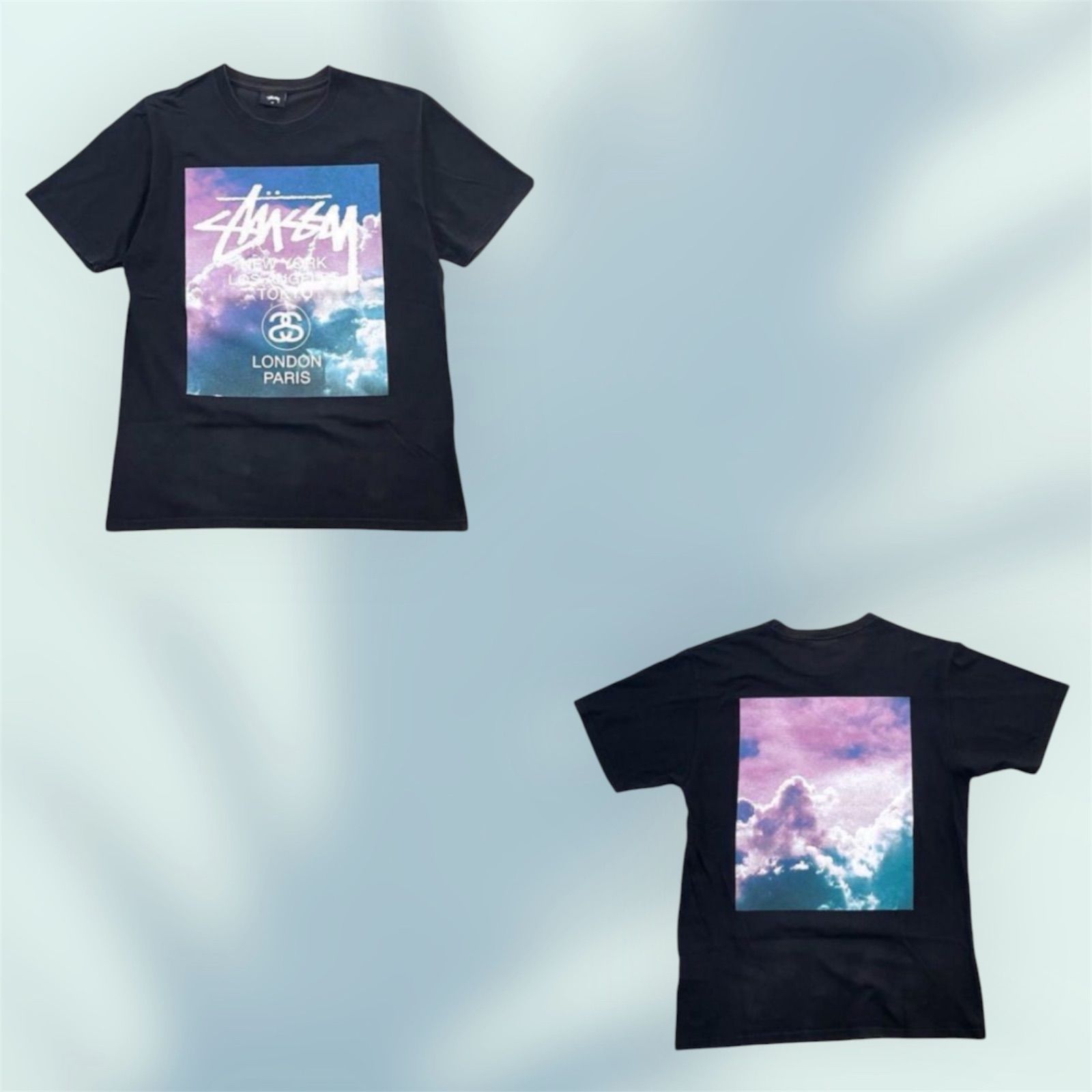 ステューシー シャツ M - 古着STUSSY ステューシー Tシャツ Mサイズ 黒 