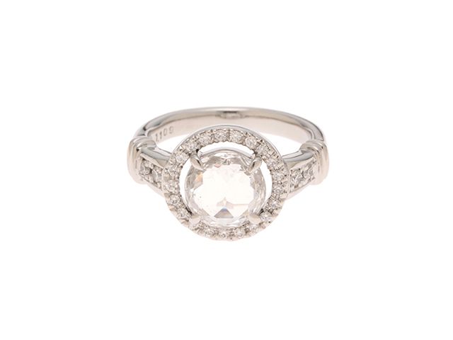 JEWELRY ジュエリー ジュエリー PT900/ダイヤモンド1.109ct/ダイヤモンド0.178ct/約7.0g/8号/マークヒロシウィリス 貴金属･宝石 リング・指輪 Pt900プラチナ Pt900 8号 プラチナ レディース【中古】433